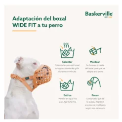 Baskerville Wide Fit Açaime de plástico para cães