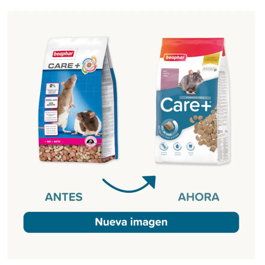 Beaphar Care+ comida de rato super premium