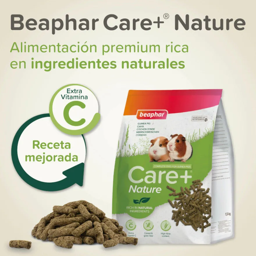 Beaphar Care+ Nature ração para porquinhos-da-índia