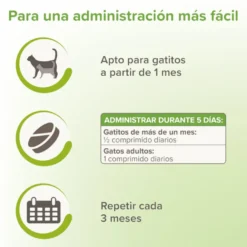 Beaphar Vermipure Repelente Interno Natural em comprimidos para gatos e gatinhos