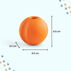 BECO Bola de apanhar laranja para cães