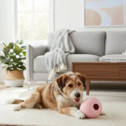 BECO Bola Oscilante rosa para cães