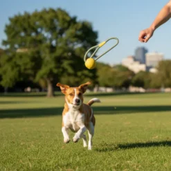 BECO Mordedor bola de lançar amarela para cães