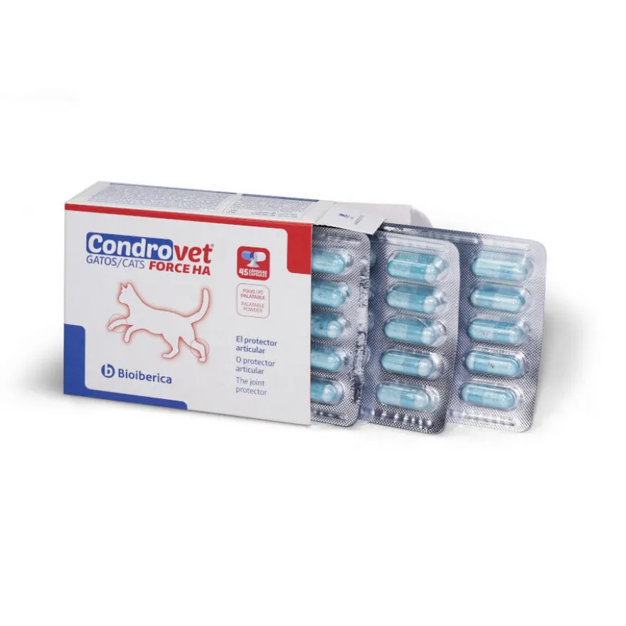 Bioiberica Condrovet Force HA Condroprotetor para gatos