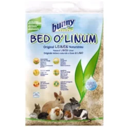 Bunny cama de lino roedores