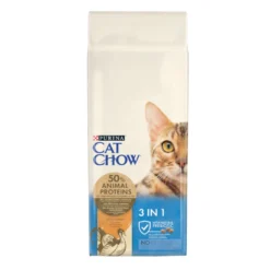 Cat Chow 3 em 1 Peru ração para gatos
