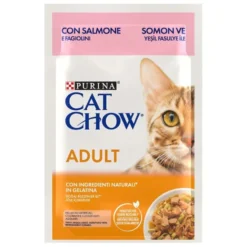 Cat Chow Saqueta de salmão para gatos