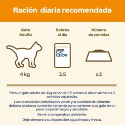 Cat Chow Saqueta de salmão para gatos