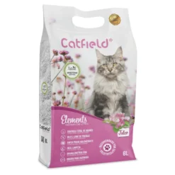Catfield Elements Areia Aglomerante Natural Talco para Gatos