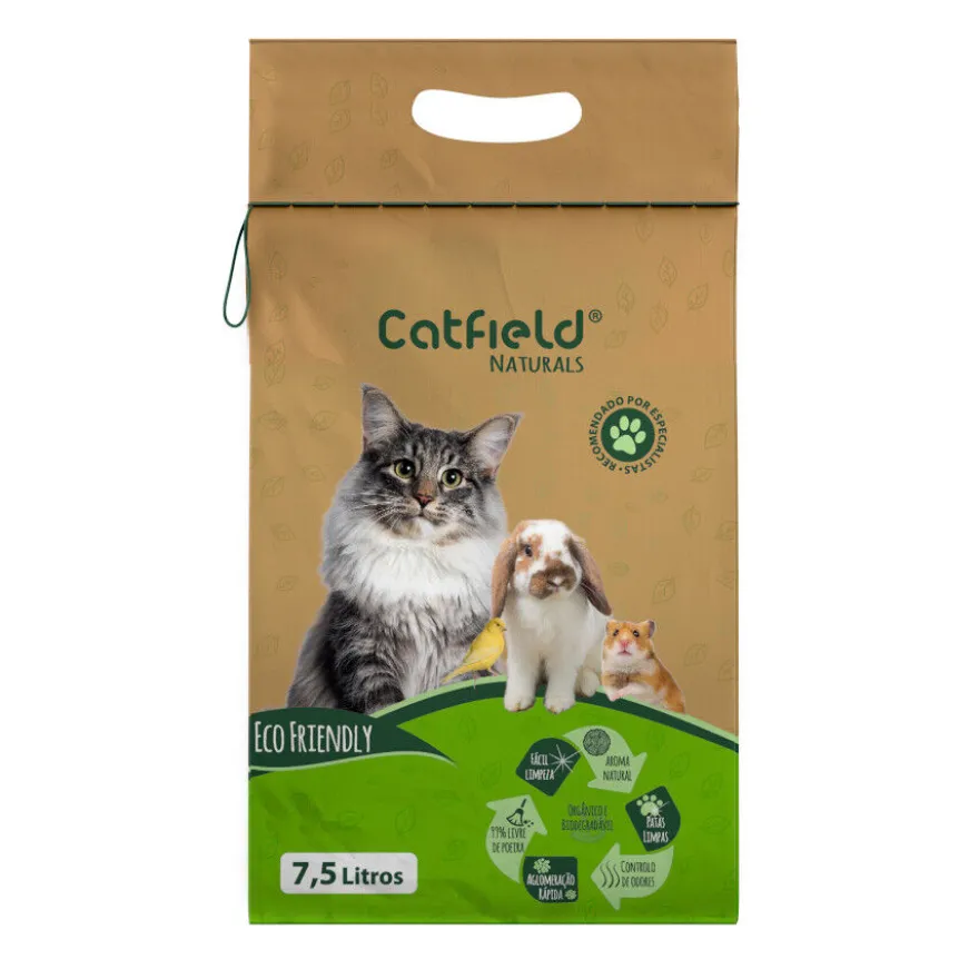 Catfield Naturals Areia Vegetal para gatos