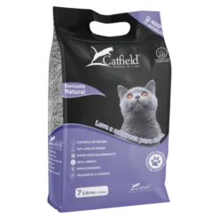 Catfield Premium Lavanda Areia Aglomerante para gatos