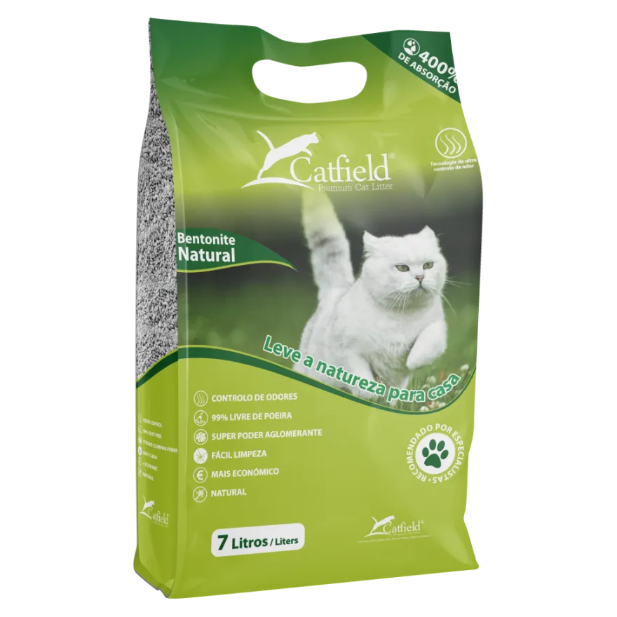Catfield Premium Natural Areia Aglomerante para gatos