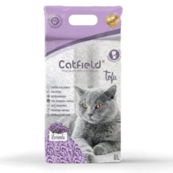 Catfield Tofu Areia Aglomerante Lavanda para gatos