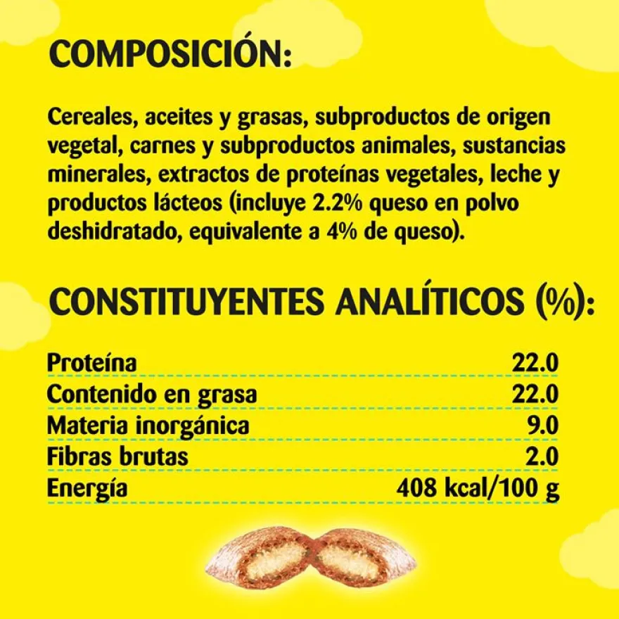 Catisfactions Biscoitos de Queijo para Gatos