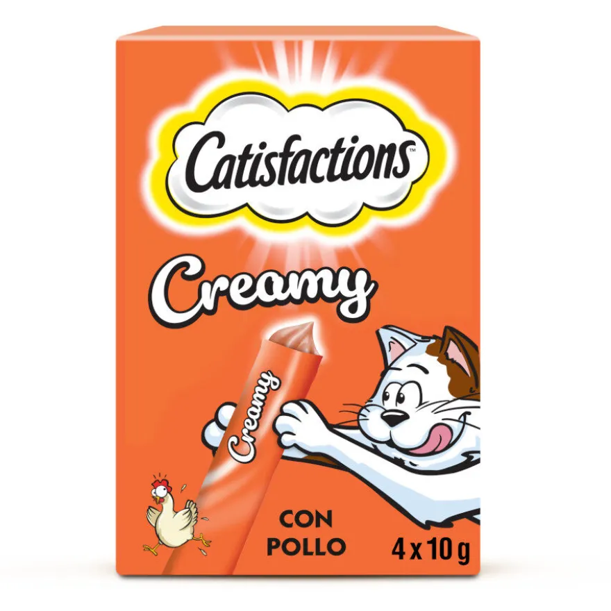 Catisfactions Creamy Snack de frango cremoso para gatos