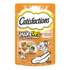 Catisfactions Snacks Shake Ups Frango na Brasa para gatos