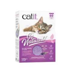 Catit Go Natura! Areia com casca de ervilha com aroma a lavanda para gatos
