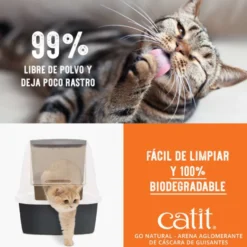 Catit Go Natura! Areia com casca de ervilha com aroma a lavanda para gatos