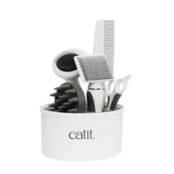 Catit Grooming Kit de cuidado para gatos de pelo longo
