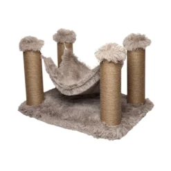 Catshion Nube Arranhador com Rede Bege para gatos