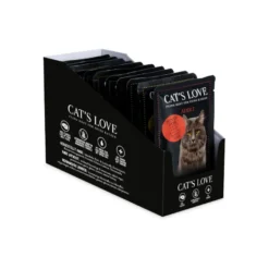 Cat's Love Adult Alimento húmido em saqueta para gatos Pack Poupança!