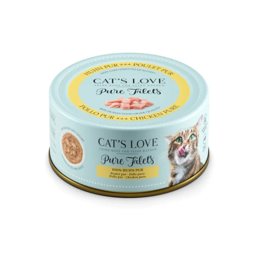 Cat's Love Pure Filetes de Frango em lata para gatos
