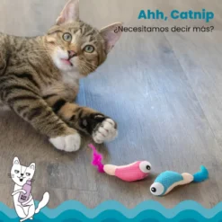 Catstages Dental Shrimpies Peluches com Penas para gatos