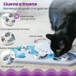 Catstages Nina Ottosson Puzzle & Play Rainy Day Brinquedo de Inteligência para gatos