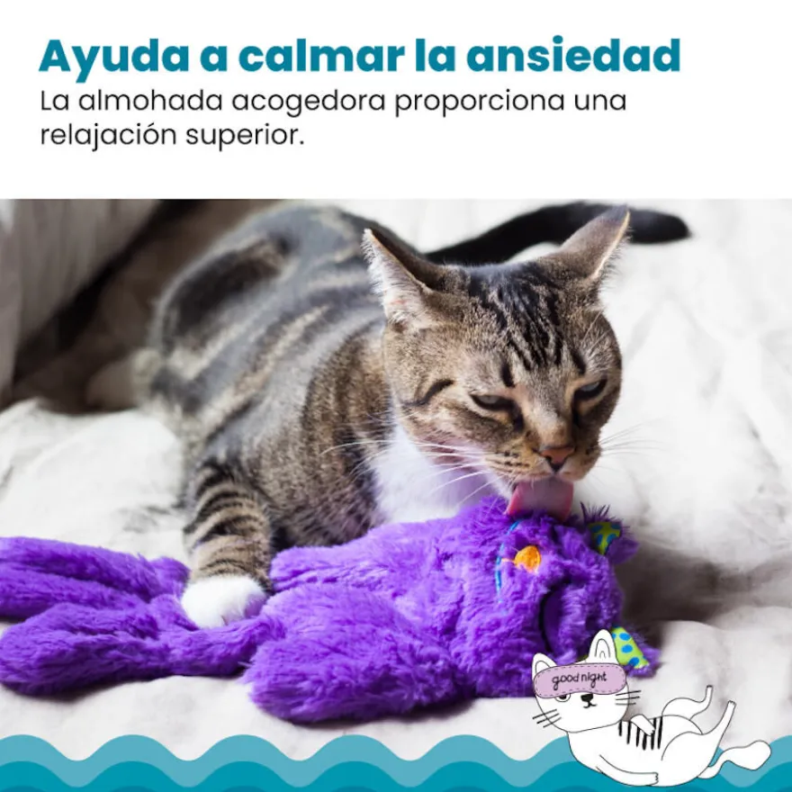 Catstages Purr Pillow Kitty Peluche Relaxante para gatos