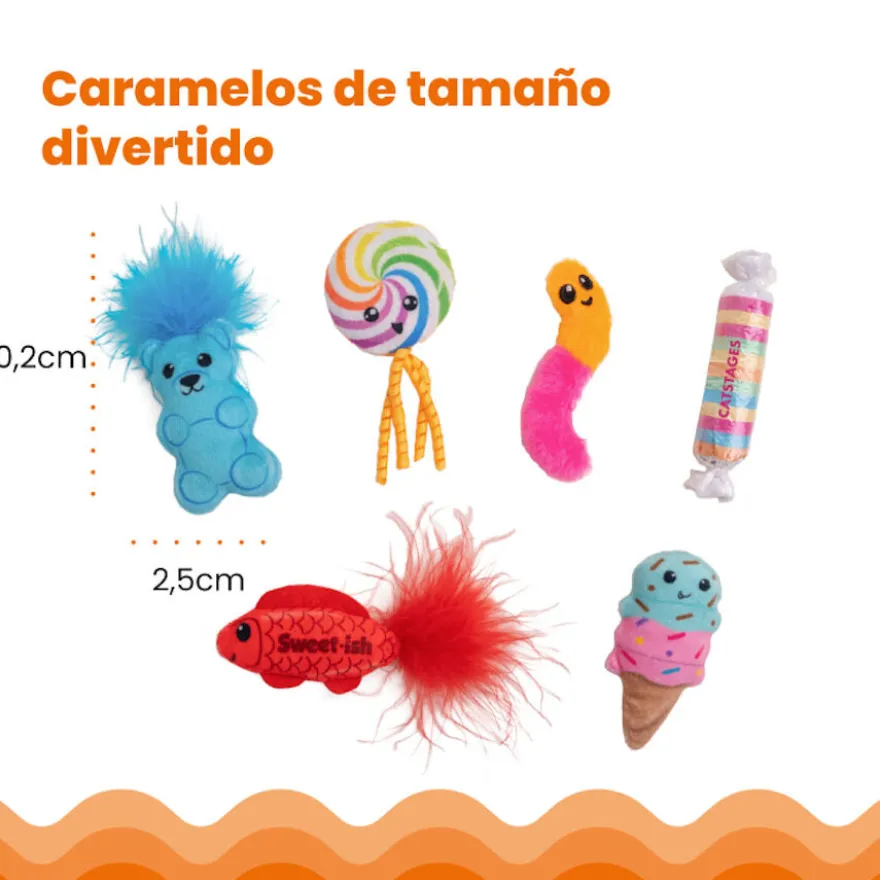 Catstages Sweet Treats Brinquedos variados para gatos