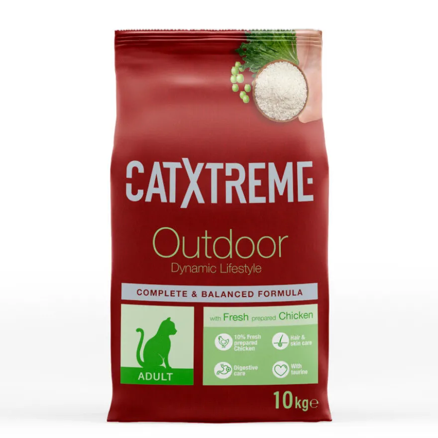 Catxtreme Adult Outdoors Ração de Frango para gatos