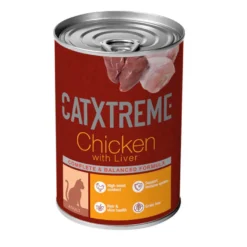 Catxtreme frango com fígado em paté de lata para gatos