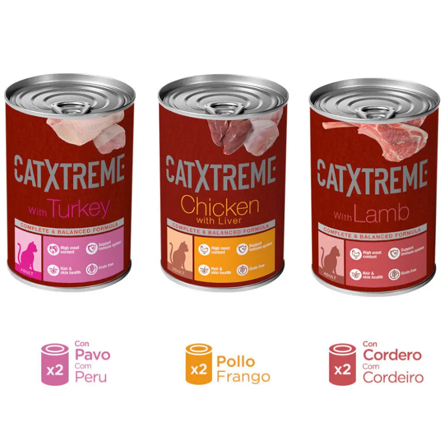 Catxtreme Multipack patê em lata para gatos