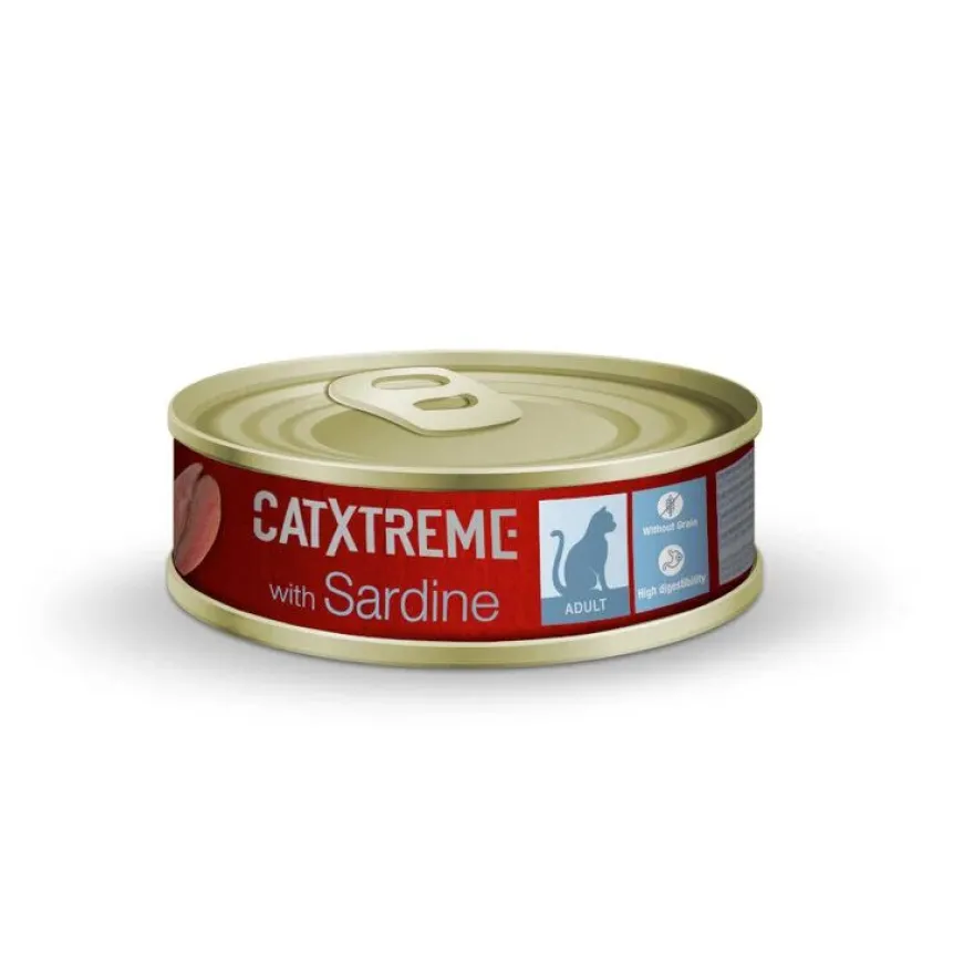 Catxtreme Sterilised Sardinha patê em lata para gatos