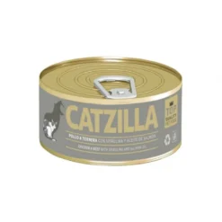 Catzilla Adult frango e vitela lata para gatos