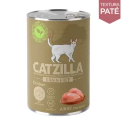 Catzilla Adult Grain Free Frango em Patê Lata para Gatos