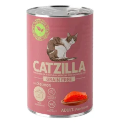 Catzilla Adult Grain Free Salmão Patê lata para gatos