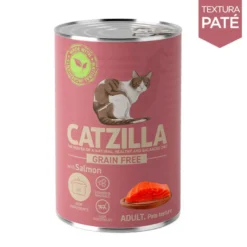 Catzilla Adult Grain Free Salmão Patê lata para gatos