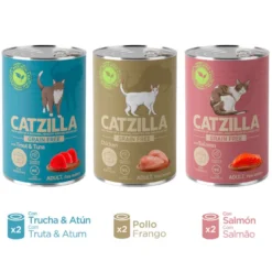 Catzilla Adult Grain Patê em latas para gatos