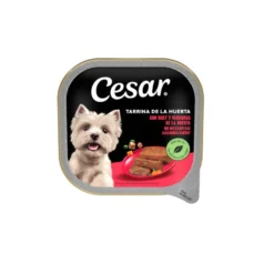 Cesar Boi e Legumes Terrina em Geleia para Cães