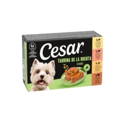 Cesar Recetas da horta Terrina em Patê e Geleia para Cães - Multipack