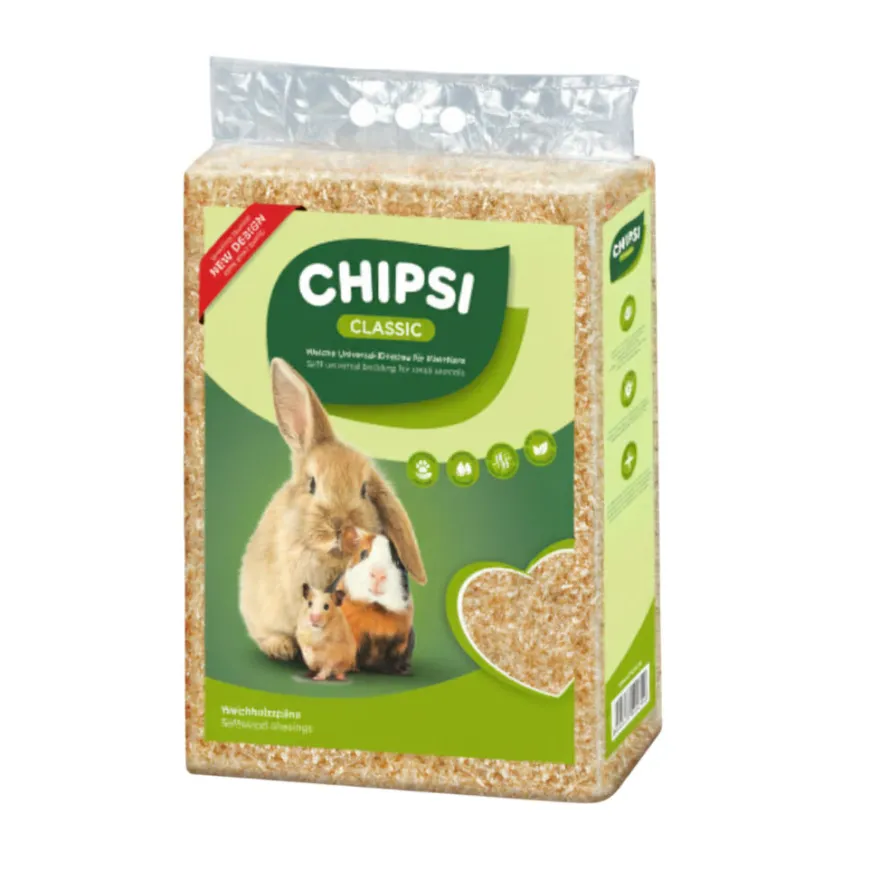 Chipsi Classic Leito com Aparad Naturais para coelhos e roedores