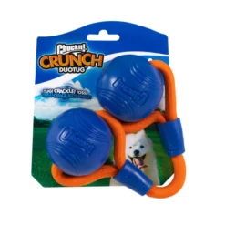 Chuckit! Crunch Duo Tug Bola com Corda para cães