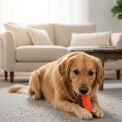 Chuckit! Mordedor de borracha para exterior laranja para cães