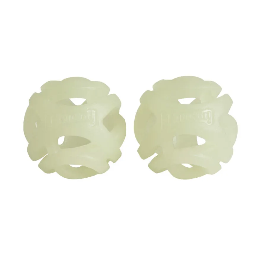 Chuckit! Pack de bolas de borracha fluorescentes para cães