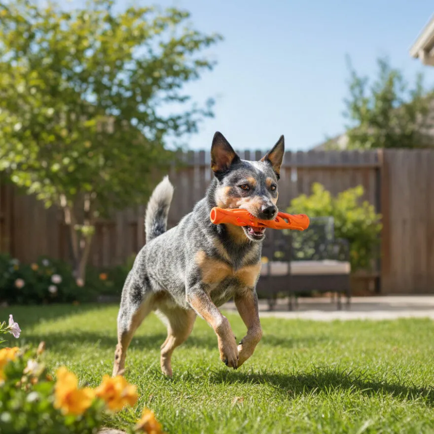 Chuckit! Pau mordedor de borracha laranja para cães