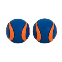 Chuckit! Ultra Squeaker Bola com som e efeito de salto para cães – Pack 2