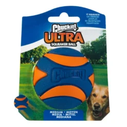 Chuckit! Ultra Squeaker Bola com som e efeito de salto para cães