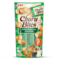 Churu Bites Biscoitos de frango e atum para gatos