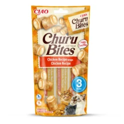 Churu Bites Biscoitos de frango para gatos